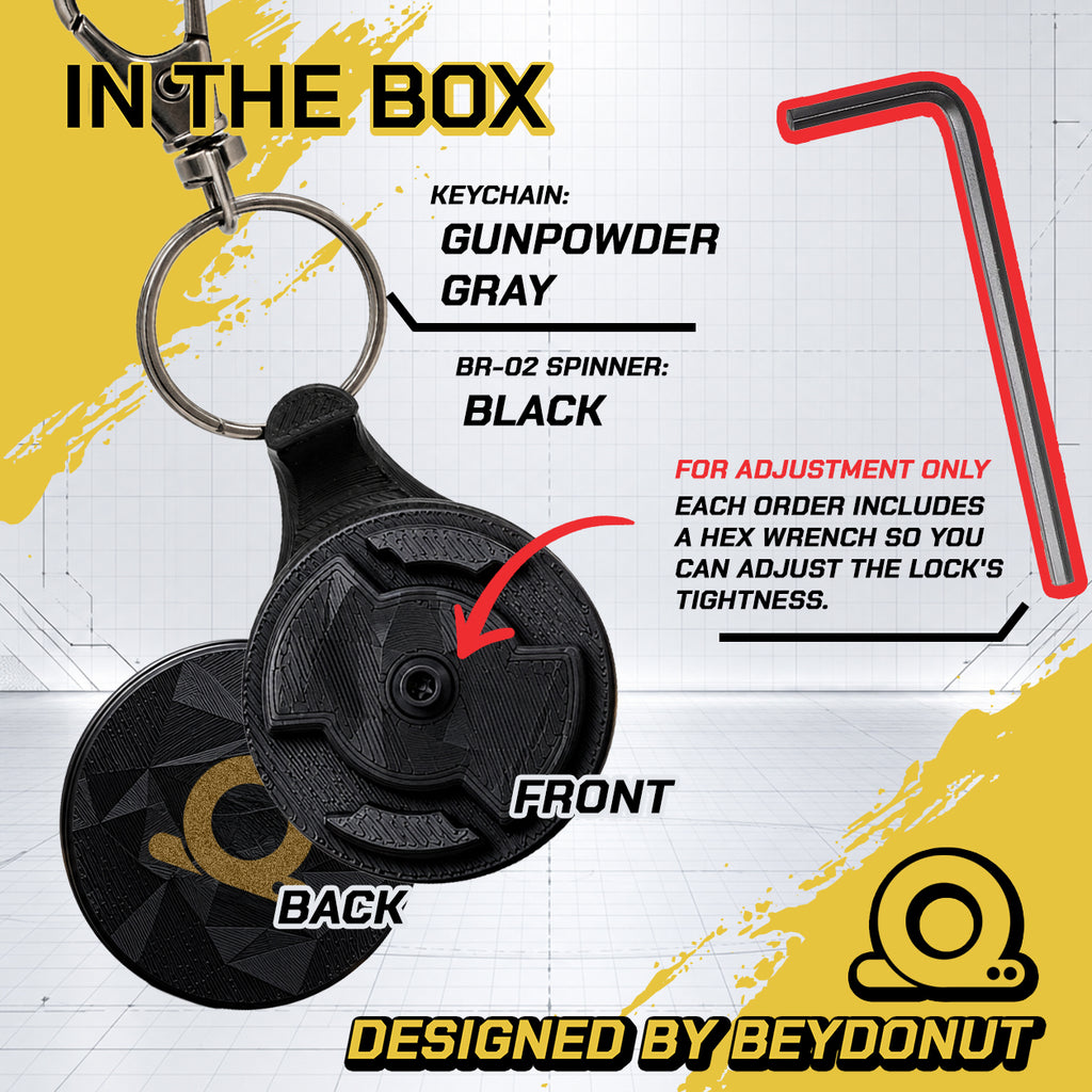 BEYDONUT™ BR-02 Spinning Keychain Display for Beyblade X