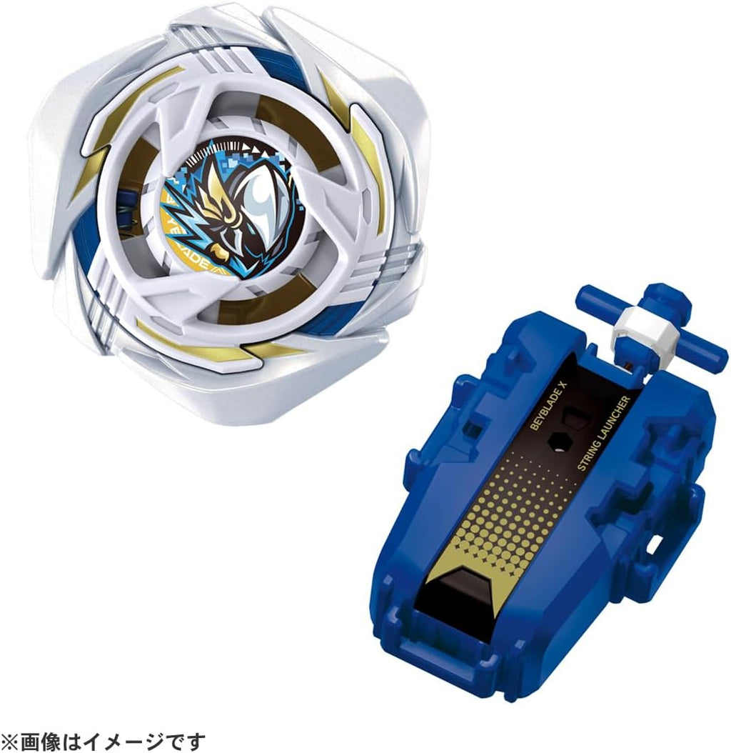 [IMPORTED] Takara Tomy Beyblade X UX-20 Glory Valkyrie LF String Launcher NO BEYCODE