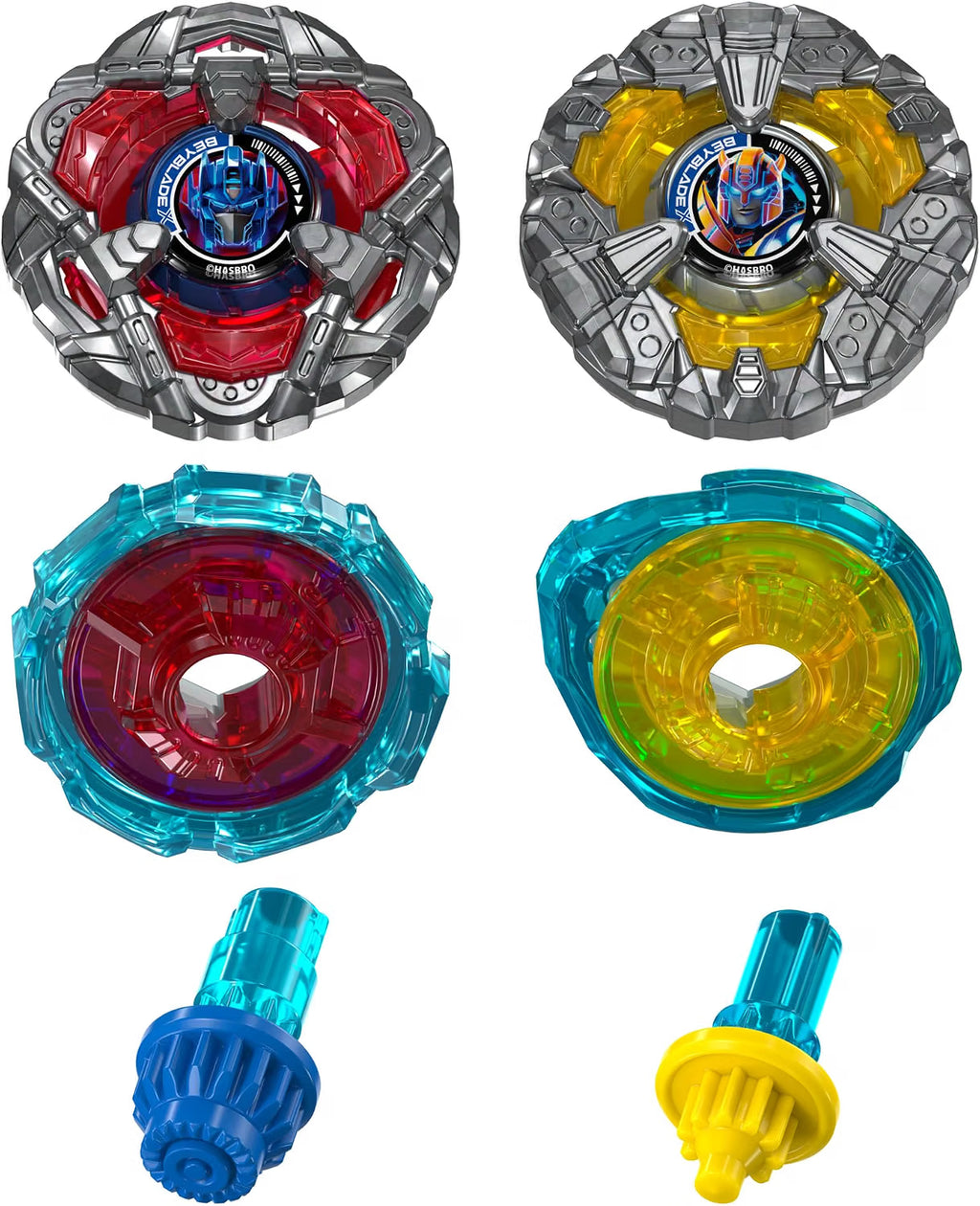 Beyblade X Transformers Collab Optimus Prime 7-70L & Bumblebee 1-60W