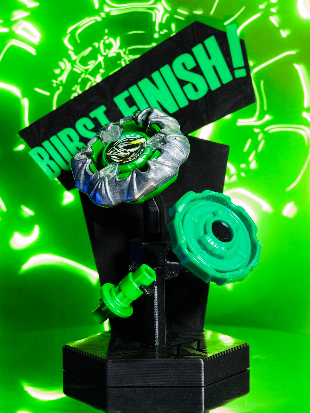 BEYDONUT™ DS-01 BURST FINISH! Beystand — Display Stand for Beyblade X