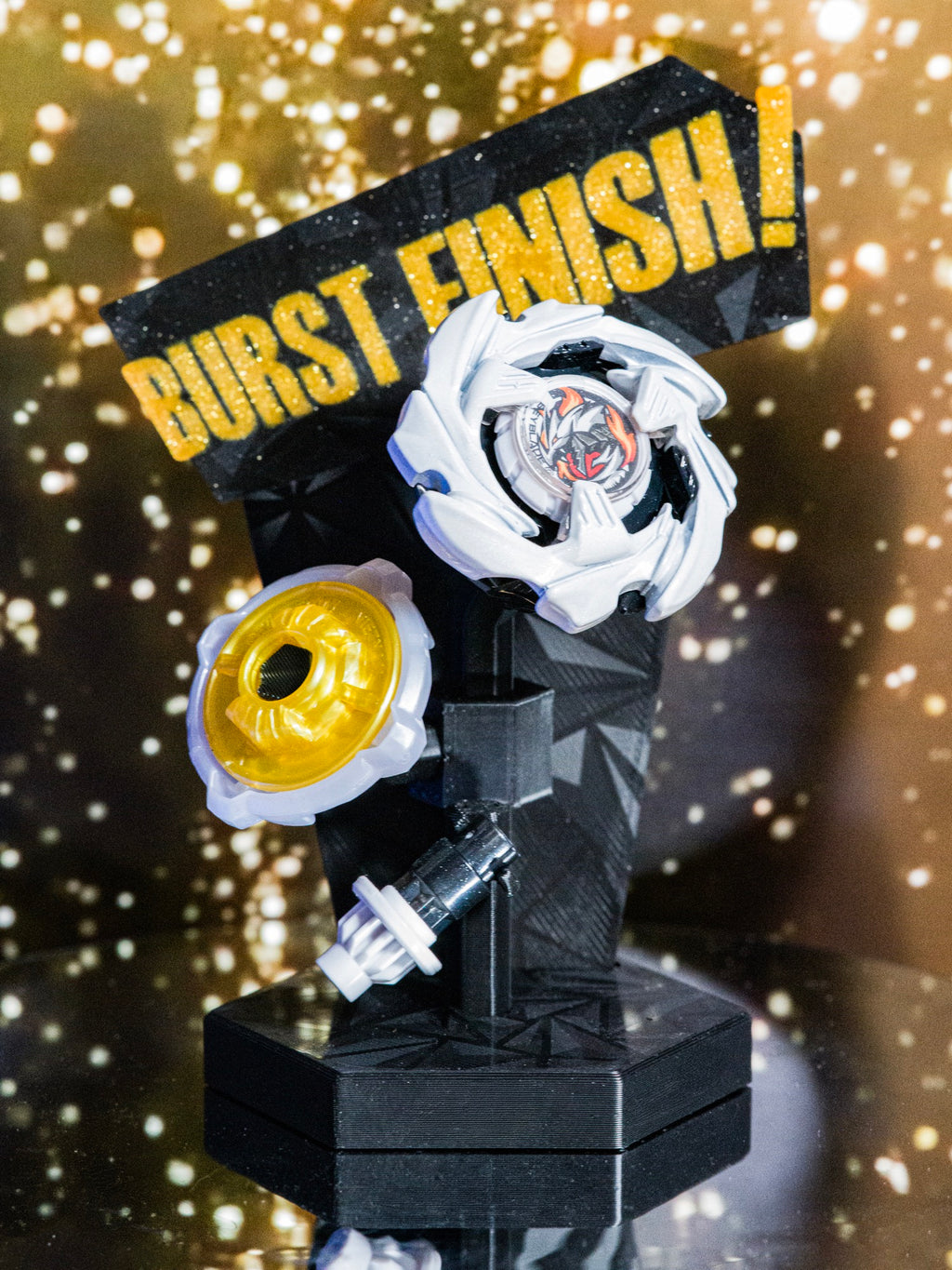 BEYDONUT™ DS-01 BURST FINISH! Beystand — Display Stand for Beyblade X