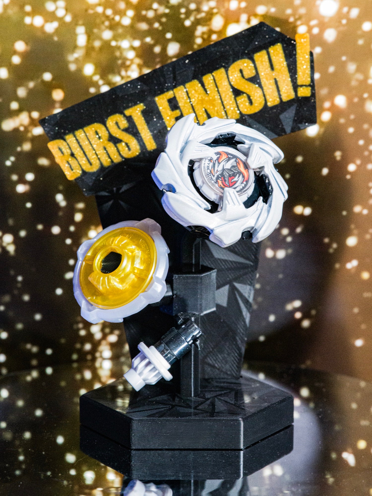 BEYDONUT™ DS-01 BURST FINISH! Beystand — Display Stand for Beyblade X