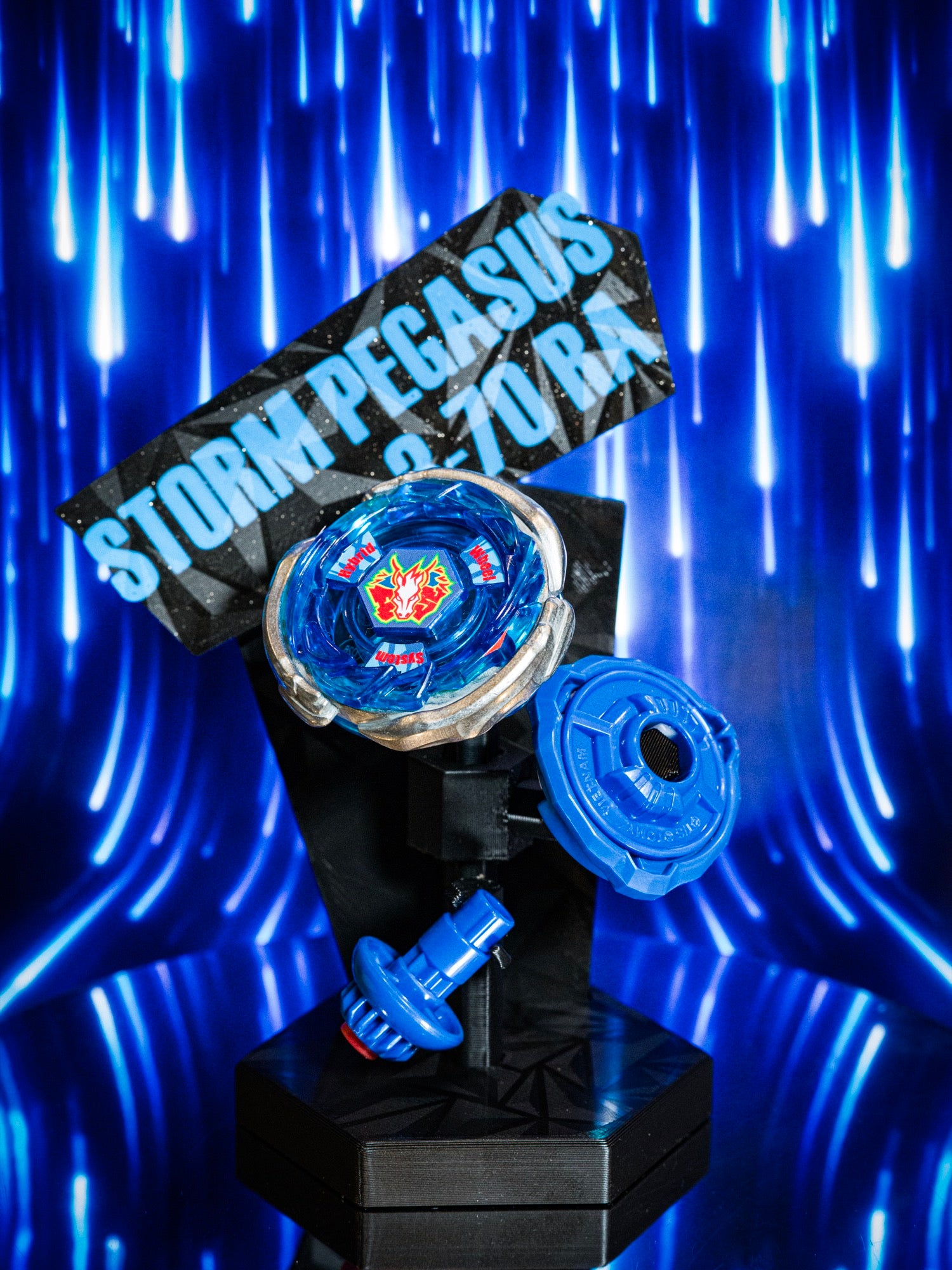 BEYDONUT™ DS-01 BURST FINISH! Beystand — Display Stand for Beyblade X