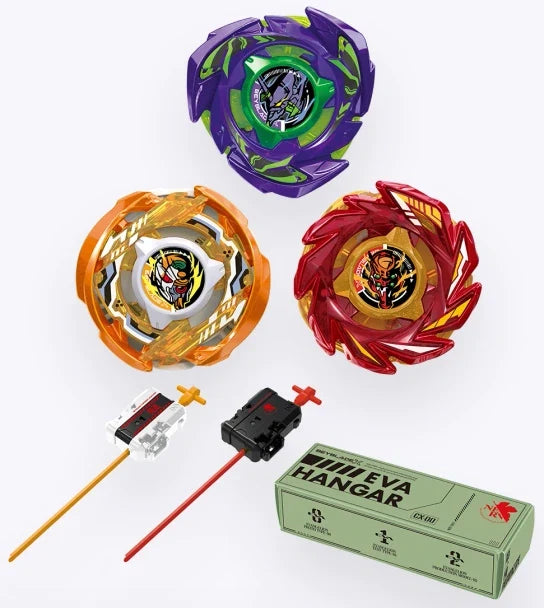 [IMPORTED] BEYBLADE X TAKARA TOMY CX-00 EVANGELION DECK SET EVA [NO BEYCODE]