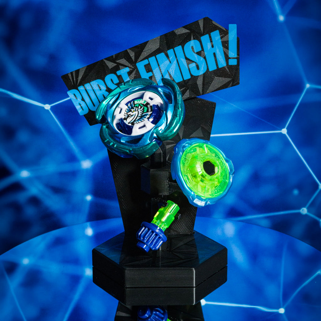 BEYDONUT™ DS-01 BURST FINISH! Beystand — Display Stand for Beyblade X